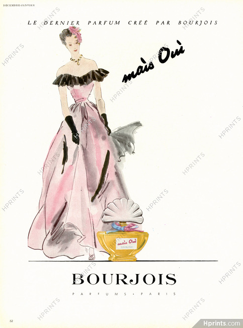 Bourjois (Perfumes) 1947 Mais Oui