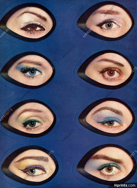 The Magic Eye 1959 Eye Make-Up from Revlon, Photo John Rawlings