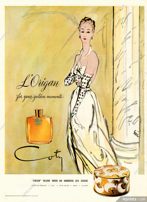 Coty (Perfumes) 1945 L'Origan, Eric
