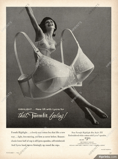 Life Bra by Formfit 1940's Ad  Vintage advertisements, Vintage advertising  art, Bra