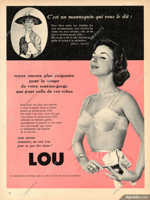 Lou (Lingerie) 1958 Bra