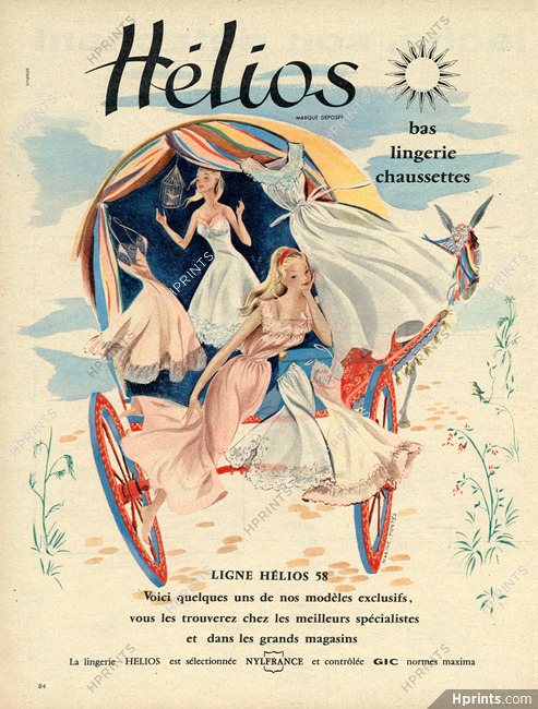 Hélios (Lingerie) 1958 Marthe Montès