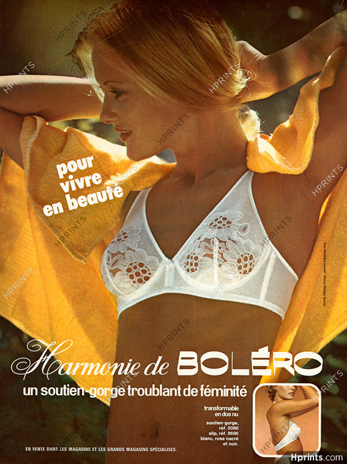 Boléro (Lingerie) 1975 Harmonie, Bra