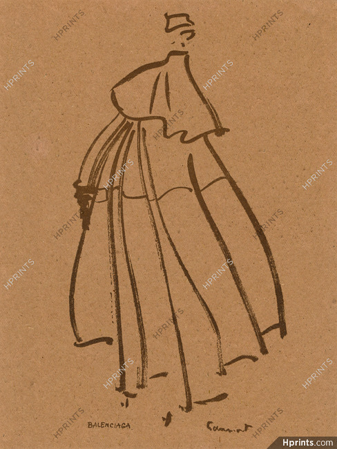 Balenciaga 1948 Evening Coat, Jean-Baptiste Caumont