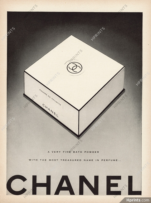 Chanel (Cosmetics) 1948 "Poudre de Toilette" Bath Powder