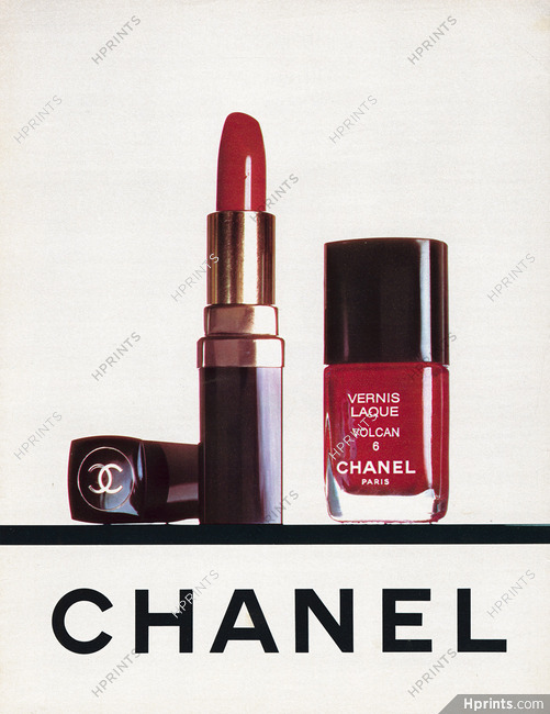 Chanel (Cosmetics) 1976 Lipstick Nail Polish