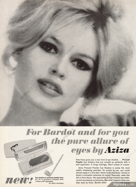 Aziza (Cosmetics) 1961 Brigitte Bardot Eye Shadow