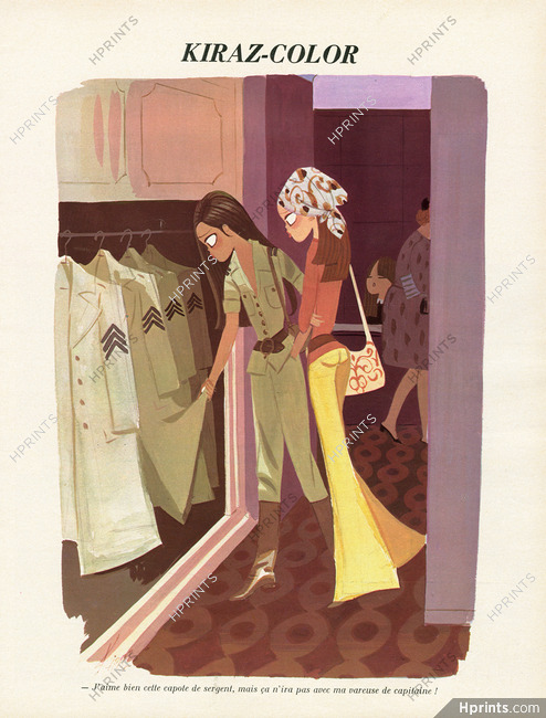 Edmond Kiraz 1971 Military Surplus, Shopping, Les Parisiennes