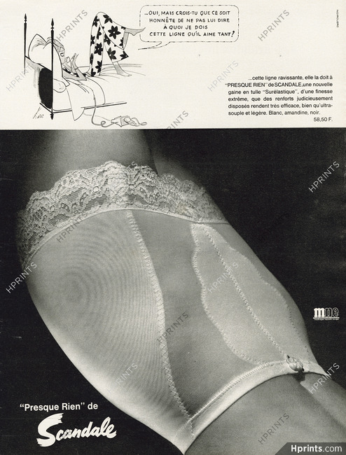 Scandale (Lingerie) 1968 Edmond Kiraz, Girdle