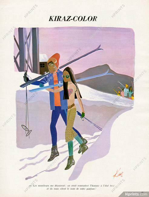 Edmond Kiraz 1971 "Les moniteurs me déçoivent...", Ski, Kiraz-Color