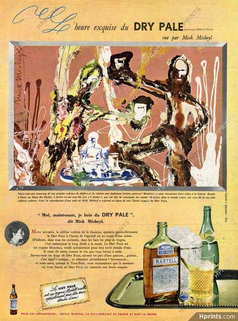 Martell (Brandy, Cognac) 1958 Dry Pale, Mick Micheyl