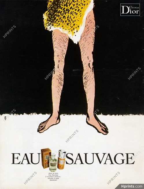 Christian Dior (Perfumes) 1970 René Gruau Eau Sauvage Panther (L)