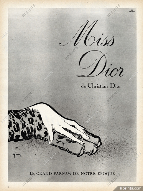 Christian Dior (Perfumes) 1959 Miss Dior, Panther, Gruau
