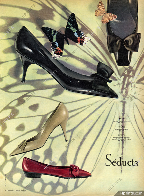 Seducta (Shoes) 1961 J. Langlais, Photo Pigeon
