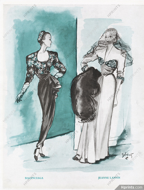 Balenciaga, Jeanne Lanvin 1946 Delaporte