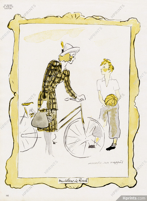 Madeleine de Rauch 1945 Bicycle, Maurice Van Moppès