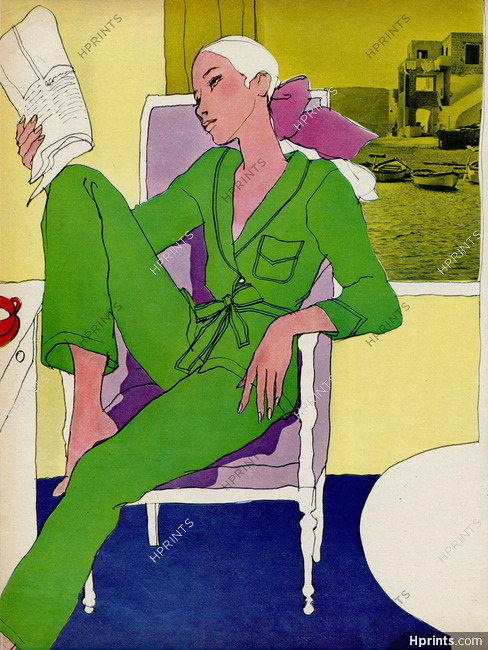 Antonio Lopez 1967 Lingericolor, Lejaby Pajamas