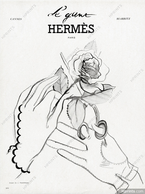 Hermès (Gloves) 1941 Haramboure