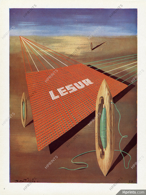 Lesur (Fabric) 1949 Navette, Tissage, Boutillier