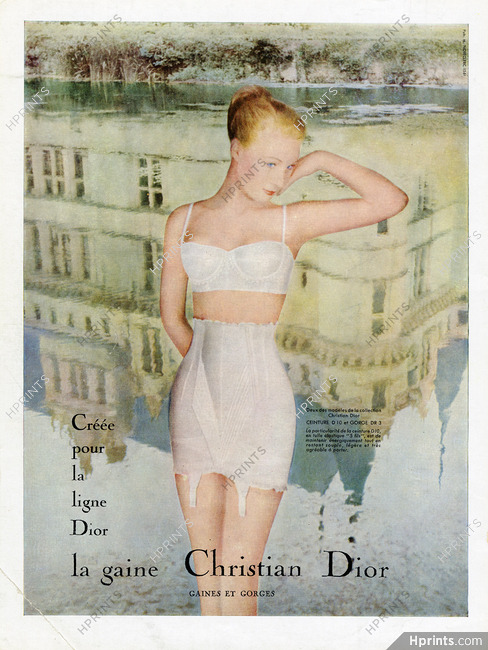 Christian Dior (Lingerie) Bra Girdle — Advertisement