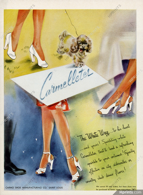 Carmo (Shoes) 1944 Carmelettes, Dog