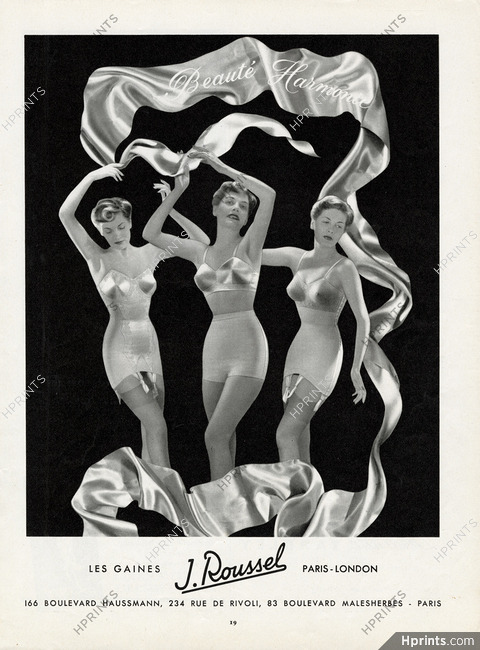 1949 Ad Vintage Flexees Corsees Girdle Flexaire Bra Lingerie Bride