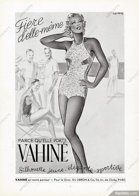 Vahiné (Swimwear) 1938 Ets Libron