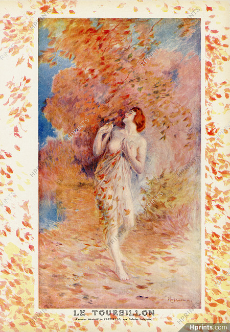 Cappiello 1912 Le Tourbillon, Panneau décoratif aux Galeries Lafayette