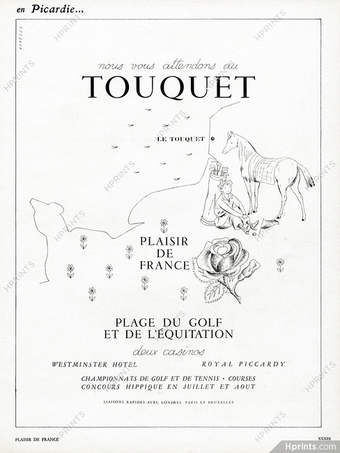 Le Touquet 1951 Répessé, Horse