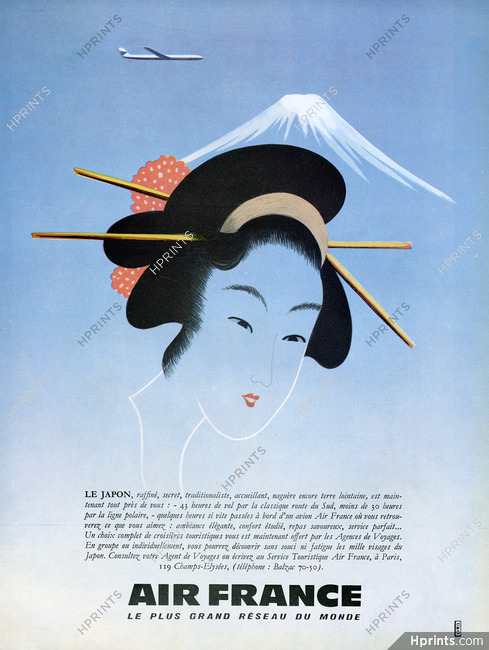 Air France 1959 Japan
