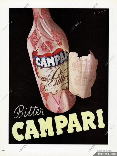 Bitter Campari 1951 Fisa