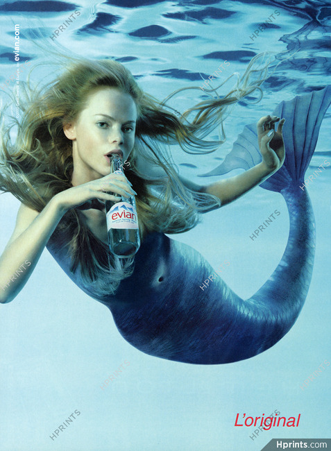 Evian (Water) 2000 Mermaid
