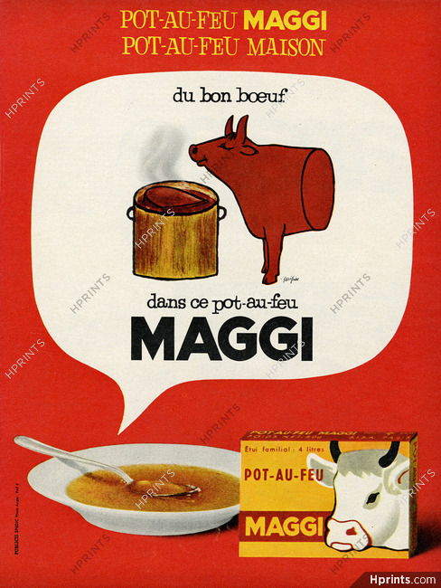 Maggi (Food) 1962 Savignac