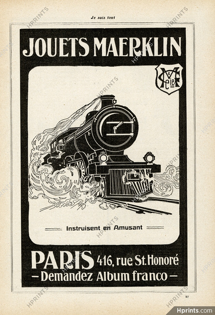 Maerklin Frères (Toys) 1913 Train