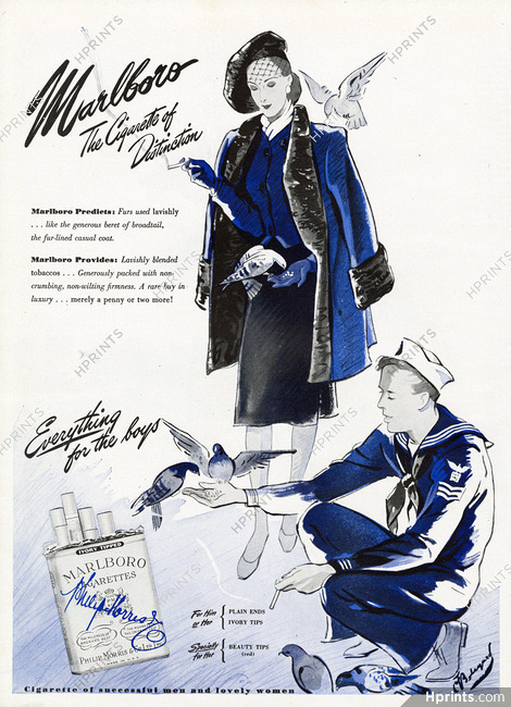 Marlboro 1945 Blue Coat, Sailor, Bodegard