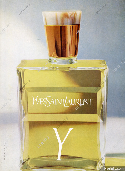 Yves Saint Laurent (Perfumes) 1964 "Y" Photo Genest