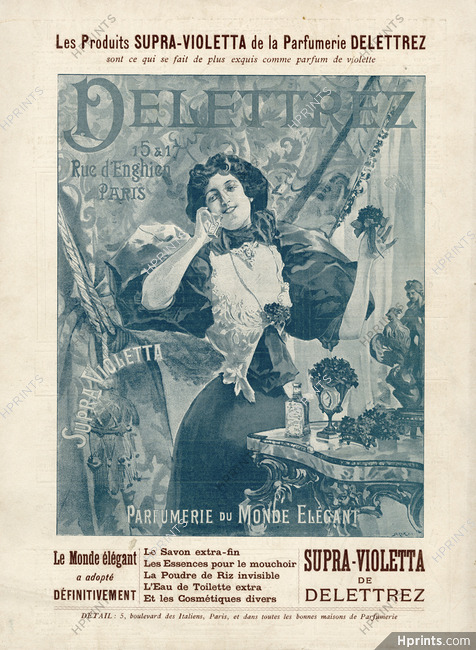 Delettrez (Perfumes) 1895 Parfumerie du Monde Elégant, Supra-Violetta