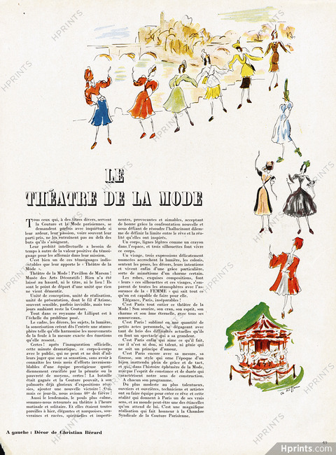 Charles Kiffer 1945 Le Théâtre de la Mode