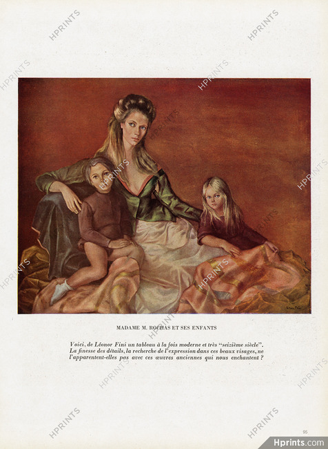 Leonor Fini 1947 Mrs Rochas and her Children