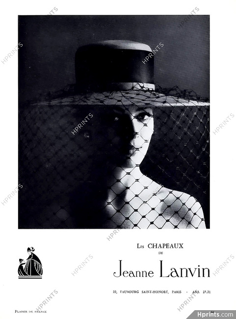 Jeanne Lanvin (Hats) 1963