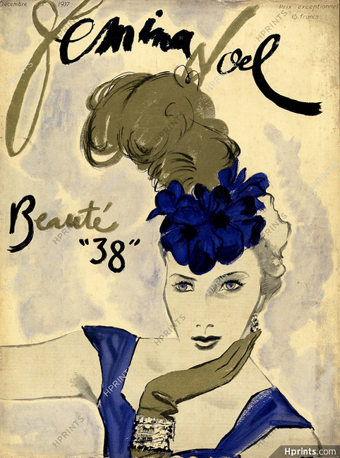 Rose Valois ( Millinery)1938 Pierre Mourgue Femina Cover