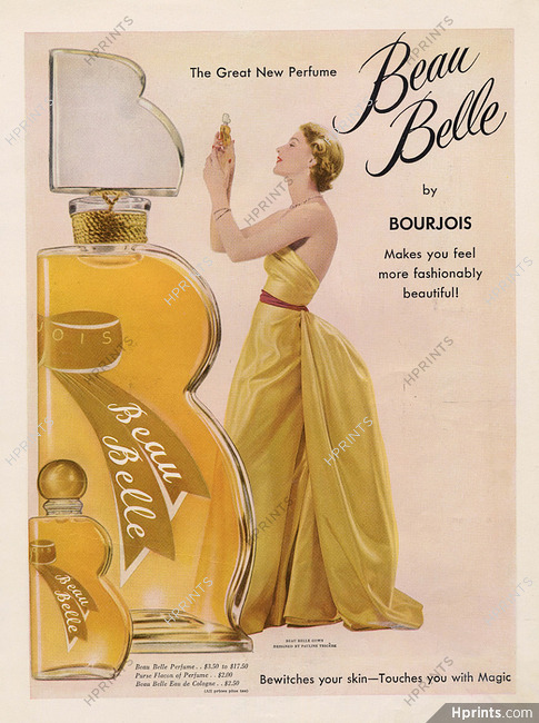 Bourjois 1949 Beau Belle, Gown by Pauline Trigère