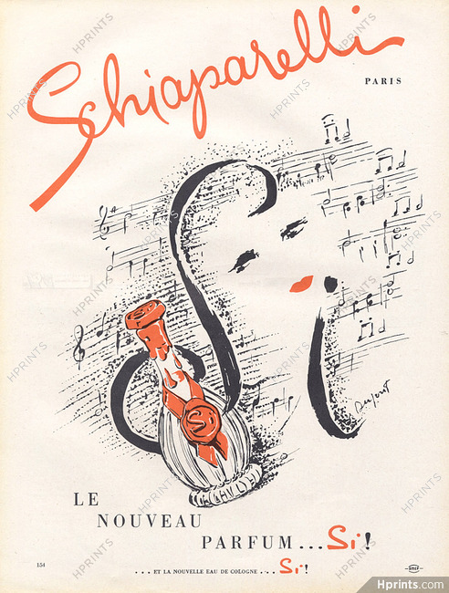Schiaparelli (Perfumes) 1957 Si! (Version Orange)
