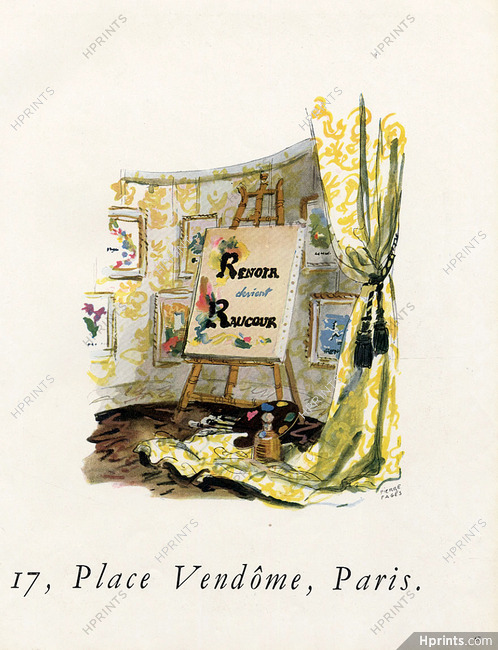Renoir & Raucour (Perfumes) 1946 Pierre Pagès