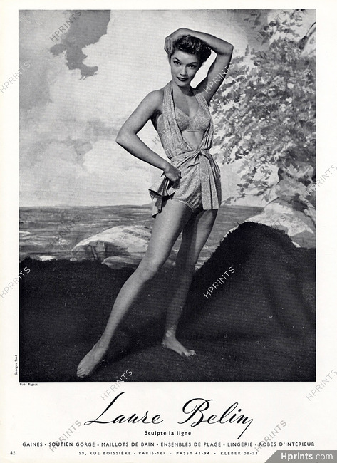 Laure Belin (Swimwear) 1955 Georges Saad
