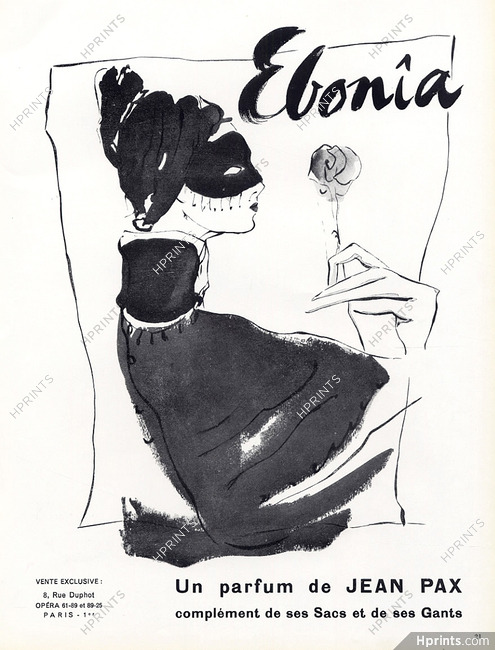 Jean Pax (Perfumes) 1953 Ebonia