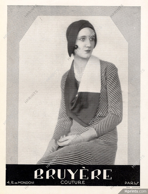 Bruyère 1931 Fashion Suit, Photo Luigi diaz