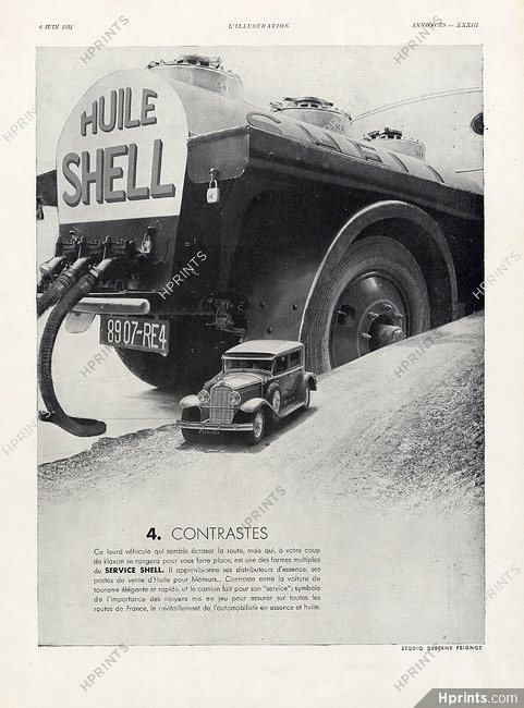 Shell 1931 Photo Studio Deberny Peignot
