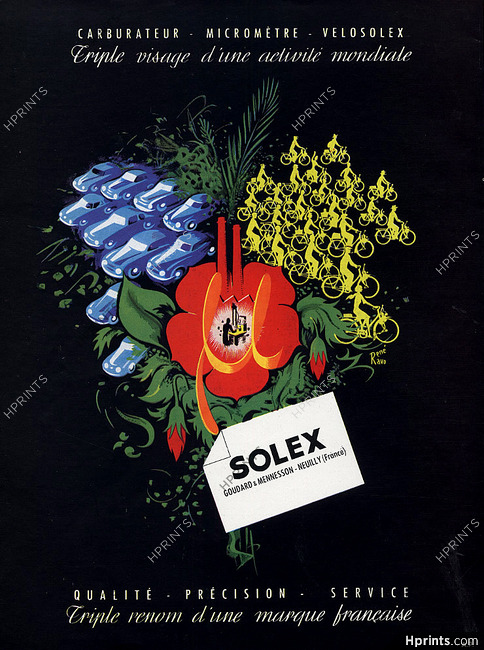 Solex (Ets Goudard & Mennesson) 1955 René Ravo