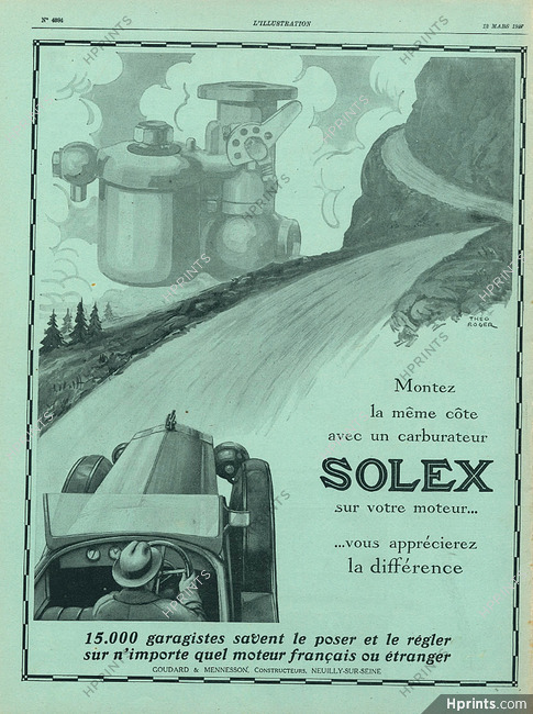 Solex (Ets Goudard & Mennesson) 1927 Théo Roger